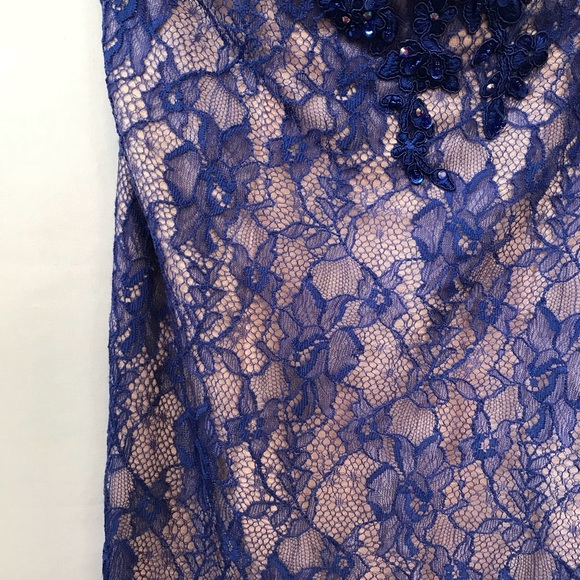 Mori Lee‎ Women’s One Shoulder Party Dress Sz 3/4 - Picture 5 of 8